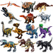 Jurassic Dinosaur Building Set — Triceratops, Velociraptor, T‑Rex, Indominus (Age 6+)