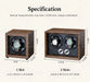 Single Automatic Watch Winder — Compact Rotating Desktop Winder