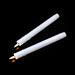 Rechargeable 10-inch Flameless LED Taper Candles — Warm White, 2 or 4 Pack (Beige or White)