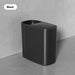 Large-capacity Oval Rubbish Bin with Press Lid — Odour-sealing PP Bin for Home