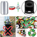 16 oz Wall-Mounted Can Crusher with Bottle Opener – Heavy-Duty Metal Smasher