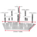 8/10-Tier Acrylic Display Riser Shelf — Layered Stand for Action Figures, Perfume & Desserts