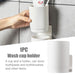 Drill-Free Wall-Mounted Toothbrush & Toothpaste Holder with Removable Cup