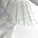 Set of 10 Glass Hurricane Candle Sleeves — 5cm x 27cm