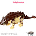 Jurassic Dinosaur Building Set — Triceratops, Velociraptor, T‑Rex, Indominus (Age 6+)