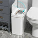 Smart Touchless Bathroom Bin — 15L Narrow Automatic Sensor Waste Bin, White