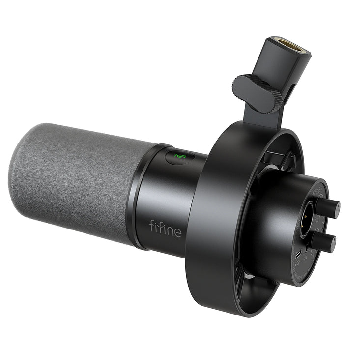 USB/XLR Dynamic Microphone K688 — Shock Mount, Touch Mute & Headphone Monitor