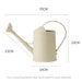 2-litre Long-Spout Watering Can — Durable Plastic with Ergonomic Handle