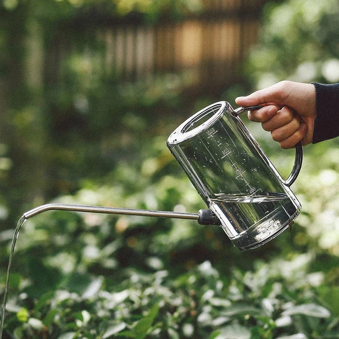 1 L / 1.5 L Long-Spout Watering Can with 3-Piece Shovel Set for Indoor & Outdoor Plants