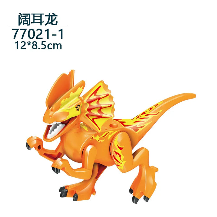 Tyrannosaurus Rex Building Block Figure — Jurassic Dinosaur Brick Toy (LEGO-compatible, 1pc)