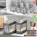 Pull-out 2-Layer Plastic Spice Rack — Large Capacity Kitchen Organiser