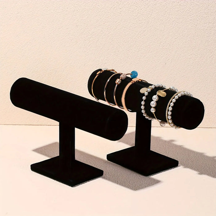 T-shaped Jewellery & Watch Display Stand - Vertical Desktop Bracelet Holder
