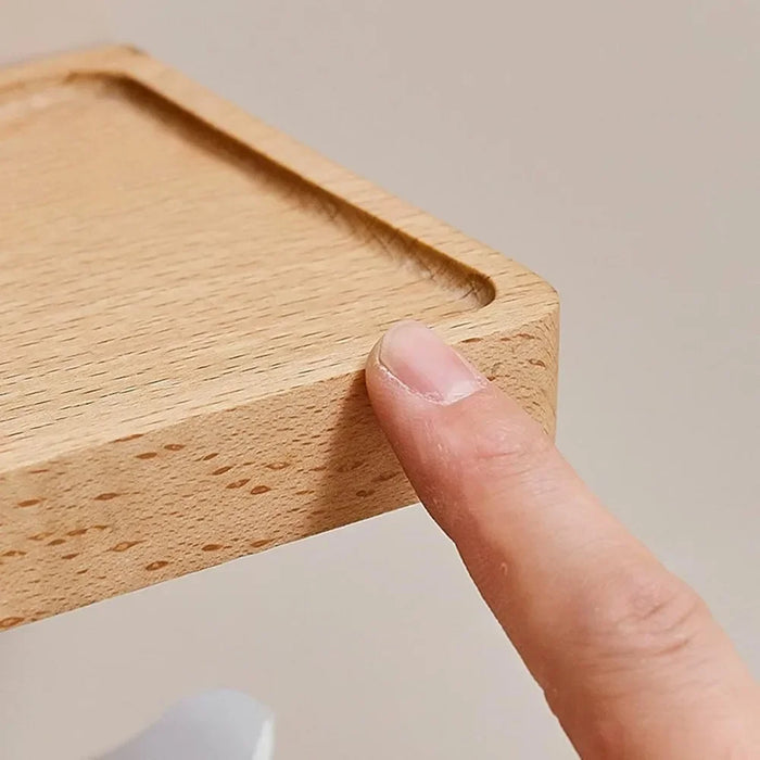 Stainless Steel Toilet & Tissue Roll Holder with Phone Shelf — I/H Style, Black or White