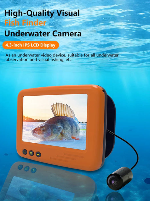 4.3-inch Underwater Fishing Camera with Night Vision and 15m Cable