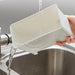 Kitchen Waste Bin with Filter for Food Residue and Soup — Sink-side Recycling Bucket