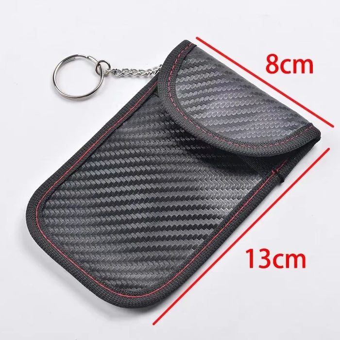Key Signal Shielding Pouch — Faraday Case for Keyless Car Fobs
