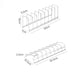 Stainless Steel Dish Draining Rack – Space‑saving Plate & Bowl Holder (Free‑standing)