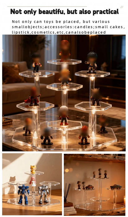 Acrylic Multi‑Style Jewellery Display Stand – Multifunctional Accessory Display