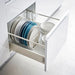Stainless Steel Pot & Pan Lid Rack — Plate, Tray & Cutting Board Organiser