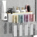 Wall-mounted self-adhesive toothbrush holder – 2- or 4-person sets