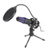 USB RGB Condenser Microphone — Wired Gaming & Streaming Mic for PC/Laptop