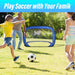 Portable Pop-Up Football Goal with Carry Bag — Collapsible Training Net