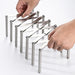 Retractable Foldable Stainless Steel Plate & Pot Lid Rack — Adjustable Dish and Tableware Organiser