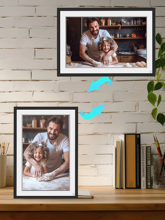10.1-inch WiFi Digital Photo Frame – 1280×800 IPS Touchscreen, 32GB