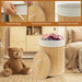 Bamboo Laundry Basket with Lid & Removable Liner, 36×36×50cm (14.2×19.7in)