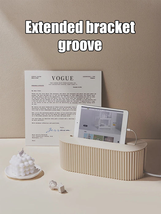 Household Socket Board Organiser Box – Cable Management, Stackable (33×13×11 cm)