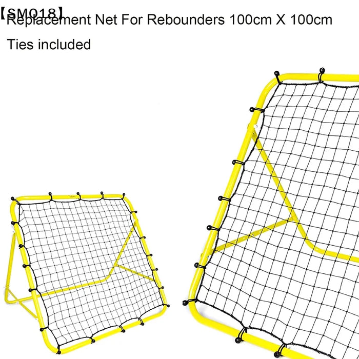 100 x 100 cm Football Rebound Net with 20 Elastic Ropes