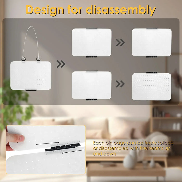 Felt Lapel Pin & Earring Display Panels — Hanging, Detachable Pages