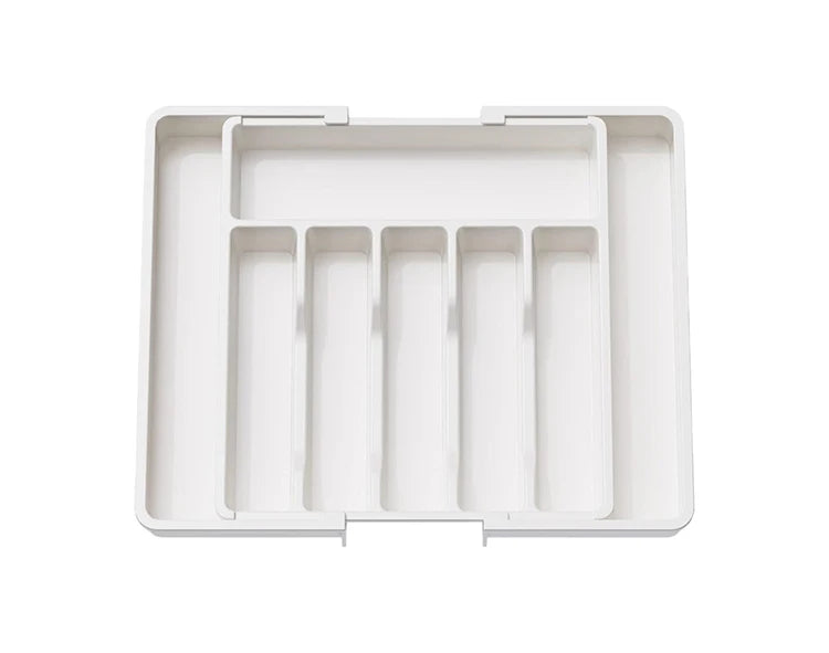 Expandable Cutlery Tray – Adjustable Drawer Utensil Organiser (PP)