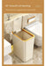 Slim Press-Top Pop-Up Bin — One-Touch Lid, Airtight Odour Lock, 10L