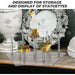 8/10-Tier Acrylic Display Riser Shelf — Layered Stand for Action Figures, Perfume & Desserts