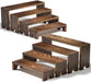 Stackable Wooden Tiered Riser Stands – Cupcake & Dessert Display (4 or 8pcs)