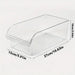 Fridge Can Dispenser & Storage Bin – Clear Fridge Organiser for Cans, Bottles & Pantry