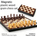 24cm Foldable Magnetic Chess Set — Tabletop Game (QLYX02)