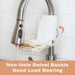 Stainless Steel Under-Tap Sponge Holder — Adjustable Kitchen & Bathroom Rack
