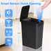 12L Touchless Sensor Bin — Slim Motion-Activated Lid for Bathroom, Kitchen & Office