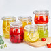 Sealed Glass Jars with Clip Lids — Airtight Food-Grade Storage (500–1000ml & 3‑piece set)