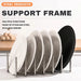 Retractable Foldable Stainless Steel Plate & Pot Lid Rack — Adjustable Dish and Tableware Organiser
