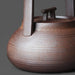350ml Handmade Japanese-style Ceramic Teapot — Stoneware Gongfu Tea Maker