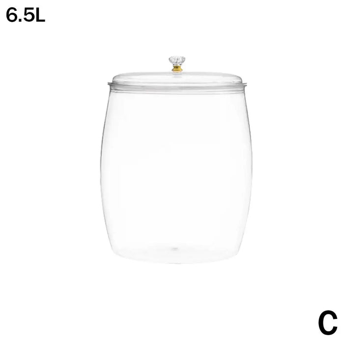Multi‑functional Lidded Storage Jar — 2.2L to 18L Clear Acrylic