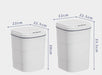 Touchless Sensor Bin — Automatic Closing, Battery-Powered (13L or 17L)