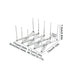Retractable Foldable Stainless Steel Plate & Pot Lid Rack — Adjustable Dish and Tableware Organiser