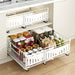 Expandable Pull-Out Cabinet Organiser — Slide-Out Drawer Storage Shelf for Kitchen