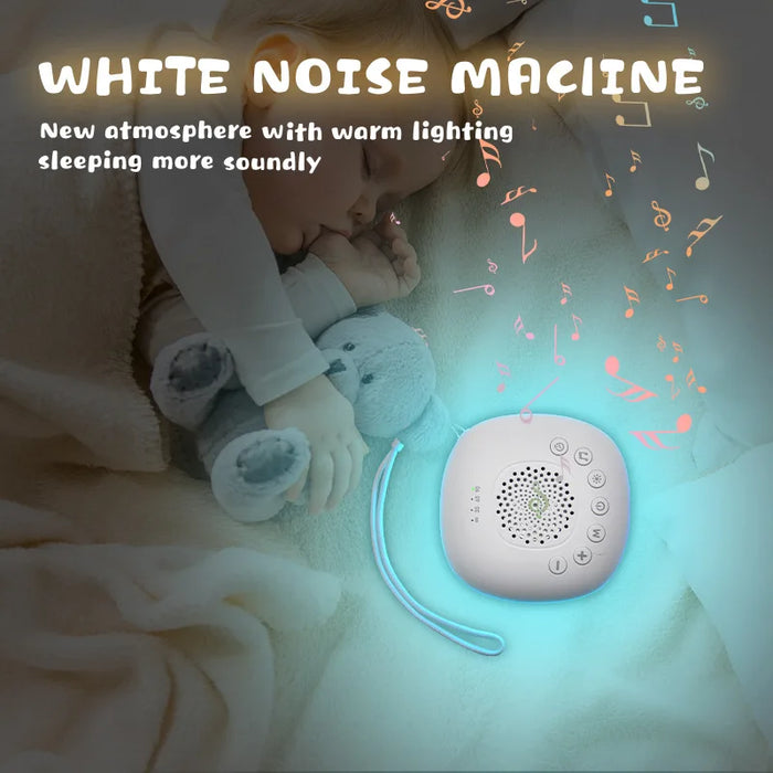 Portable Baby Soother — White Noise, Lullabies & Smart Noise Detection