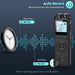 Digital Voice Recorder T69 — 64GB option, WAV recording, voice‑activated