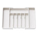 Adjustable Cutlery Drawer Organiser – Expandable Plastic Tray with Dividers
